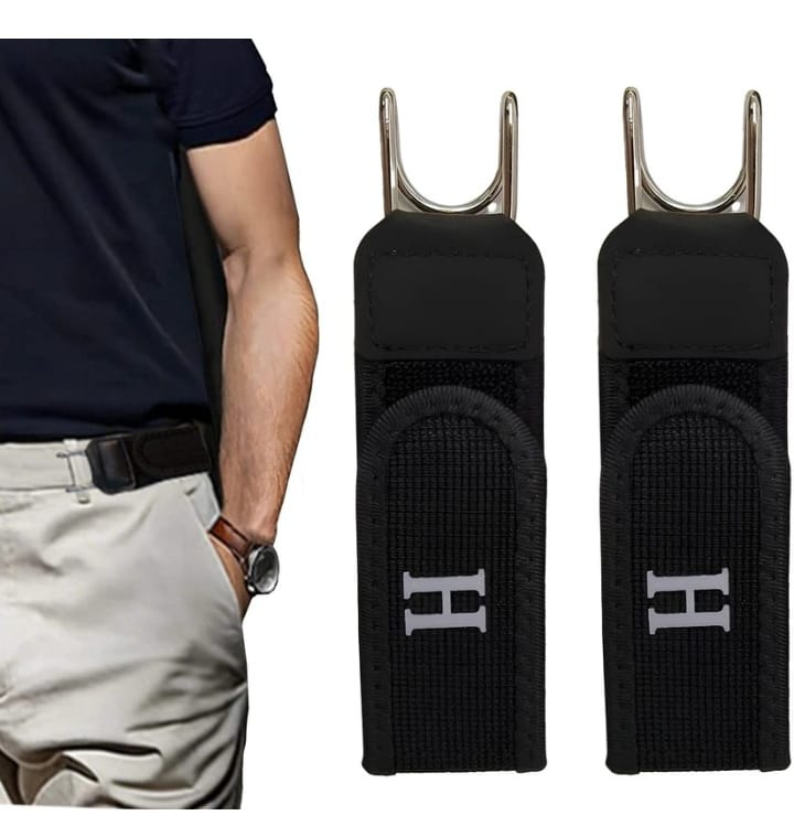 Buckle-Free Adjustable Stretch Belt for Men & Women | No Buckle Waist Belt for Jeans, Pants & Dresses