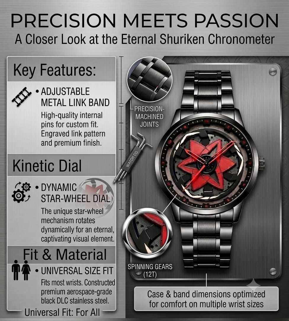 Premium Spinning Wheel Watch | Luxury Rotating Dial Quartz Wristwatch for Men & Women